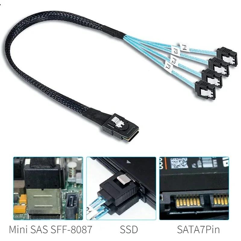  ǻ ϵ ̺  극ũƿ ̺ ̴ SAS SFF-8087, 36 -4 SATA3.0 7  ȯ, 6Gbps  ̺